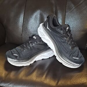 Hoka One One Bondi 8 Women's Size 8.5 B (Medium) Running Shoes Black
